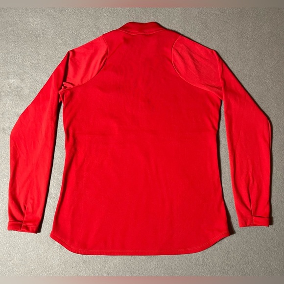 Nike Dri-Fit Fram Soccer Club California Women’s Red Medium 1/4 Zip Sweater - Picture 4 of 4